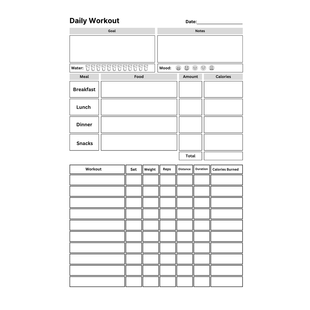 Workout Planner Bundle