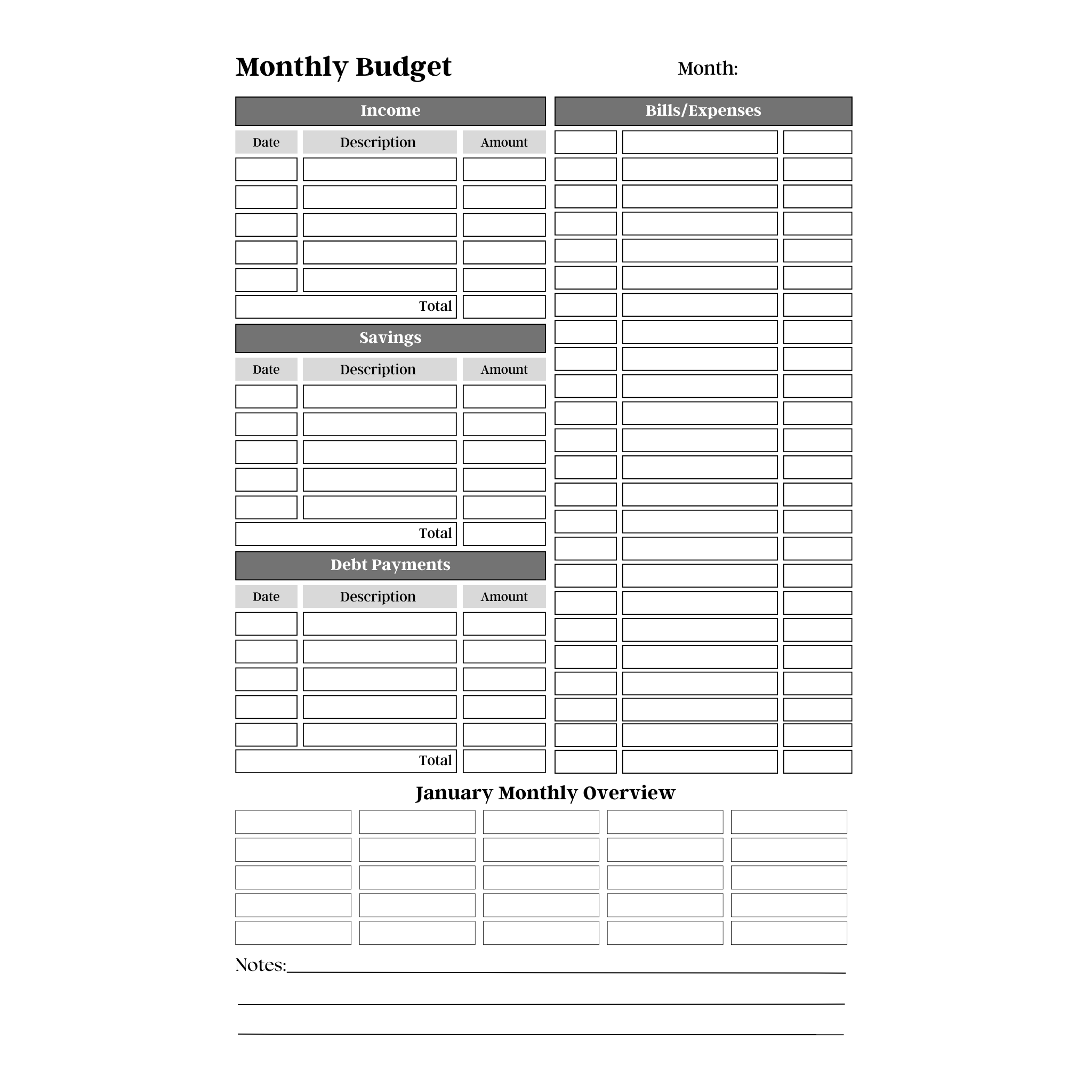 Budget Planner Bundle