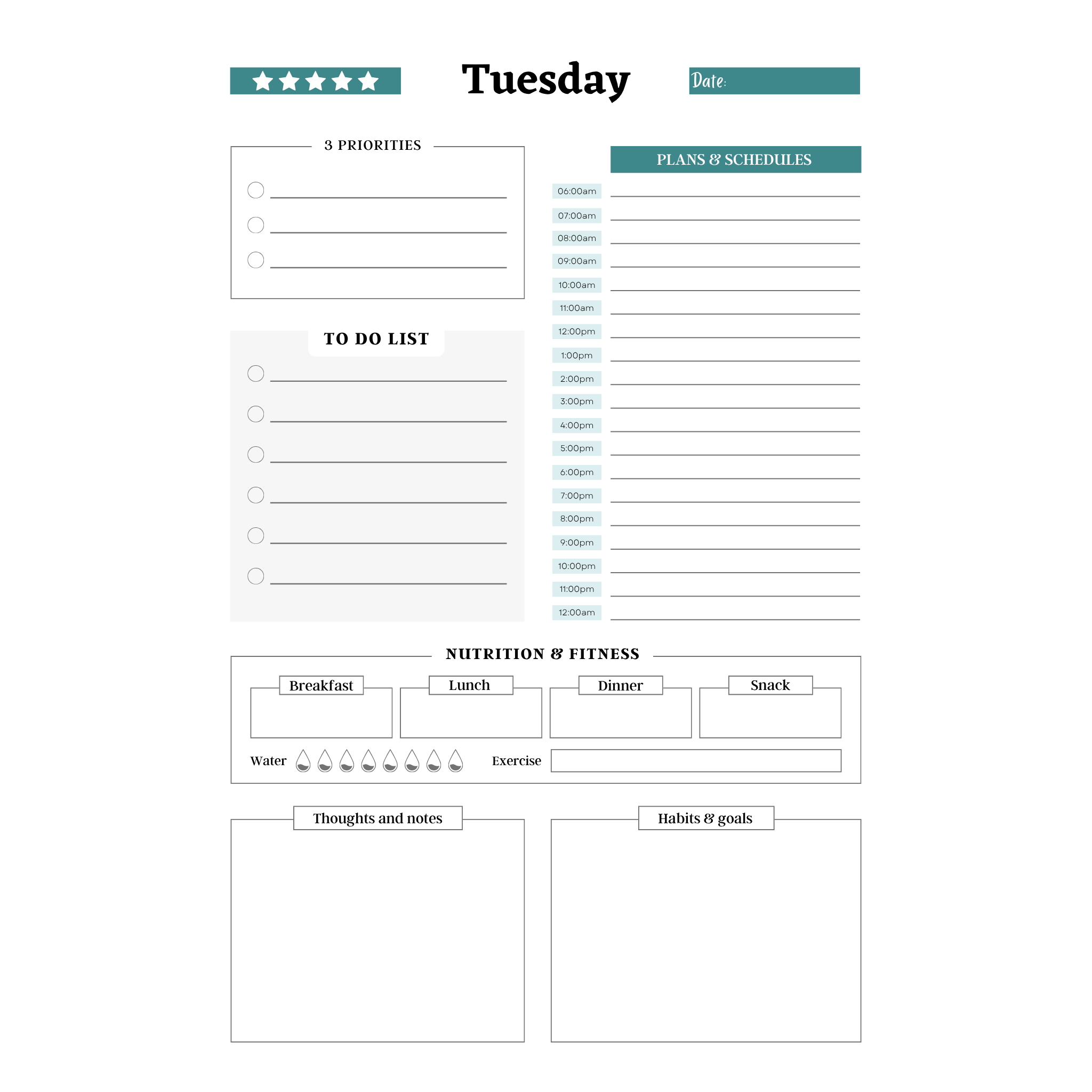 Daily Planner Bundle
