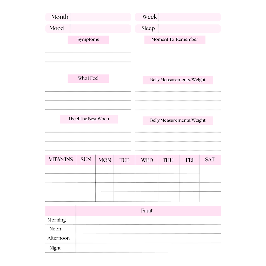 Pregnancy Journal Bundle