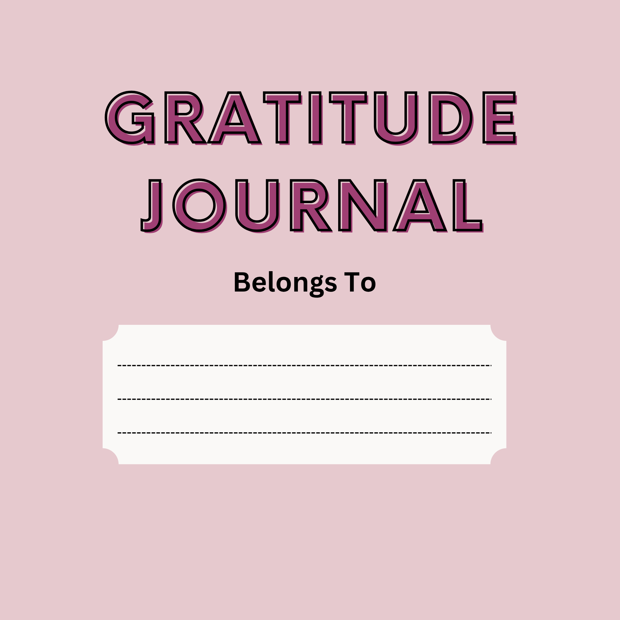 Gratitude Journal Bundle