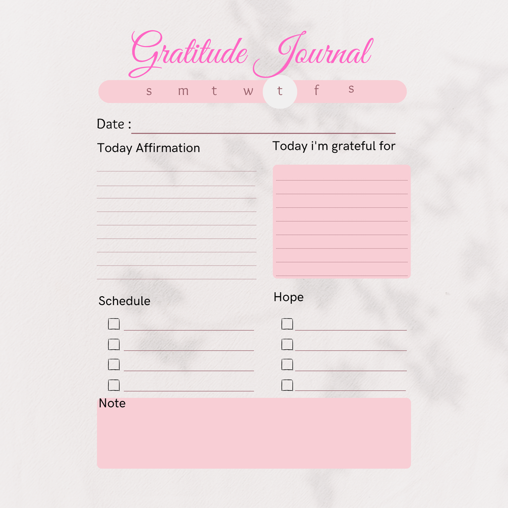 Gratitude Journal Bundle