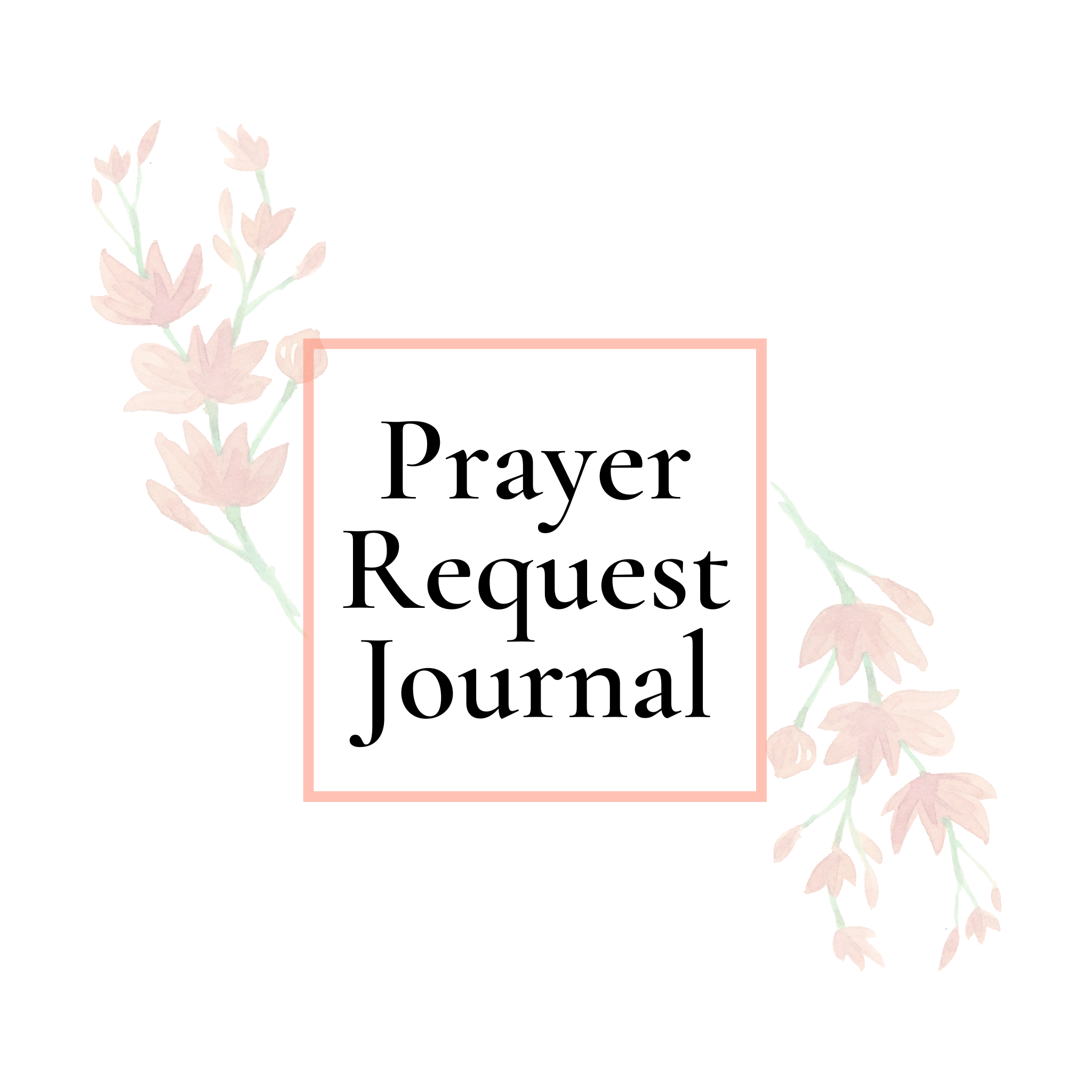 Prayer Request Journal Bundle