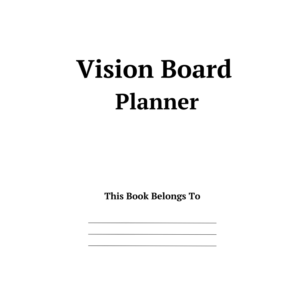 Vision Board Planner Bundle