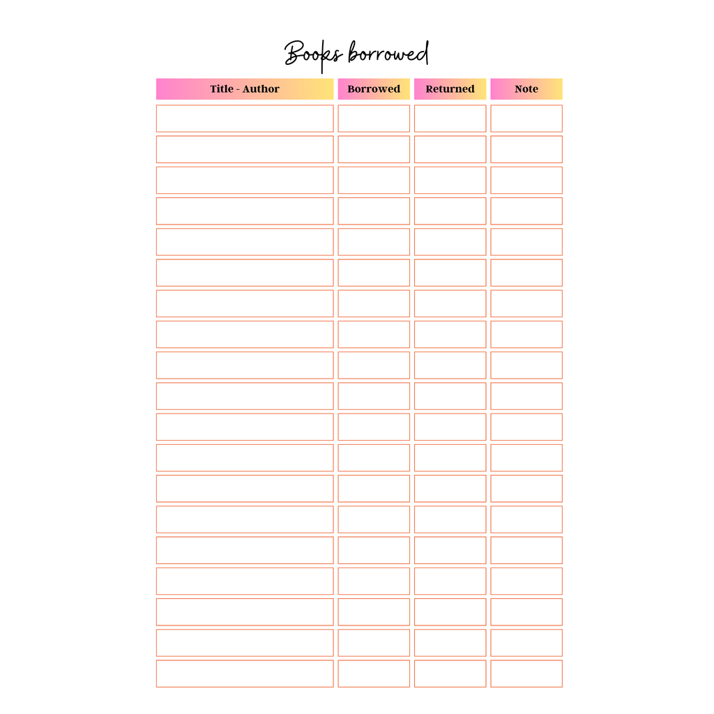 Reading Tracker Bundle