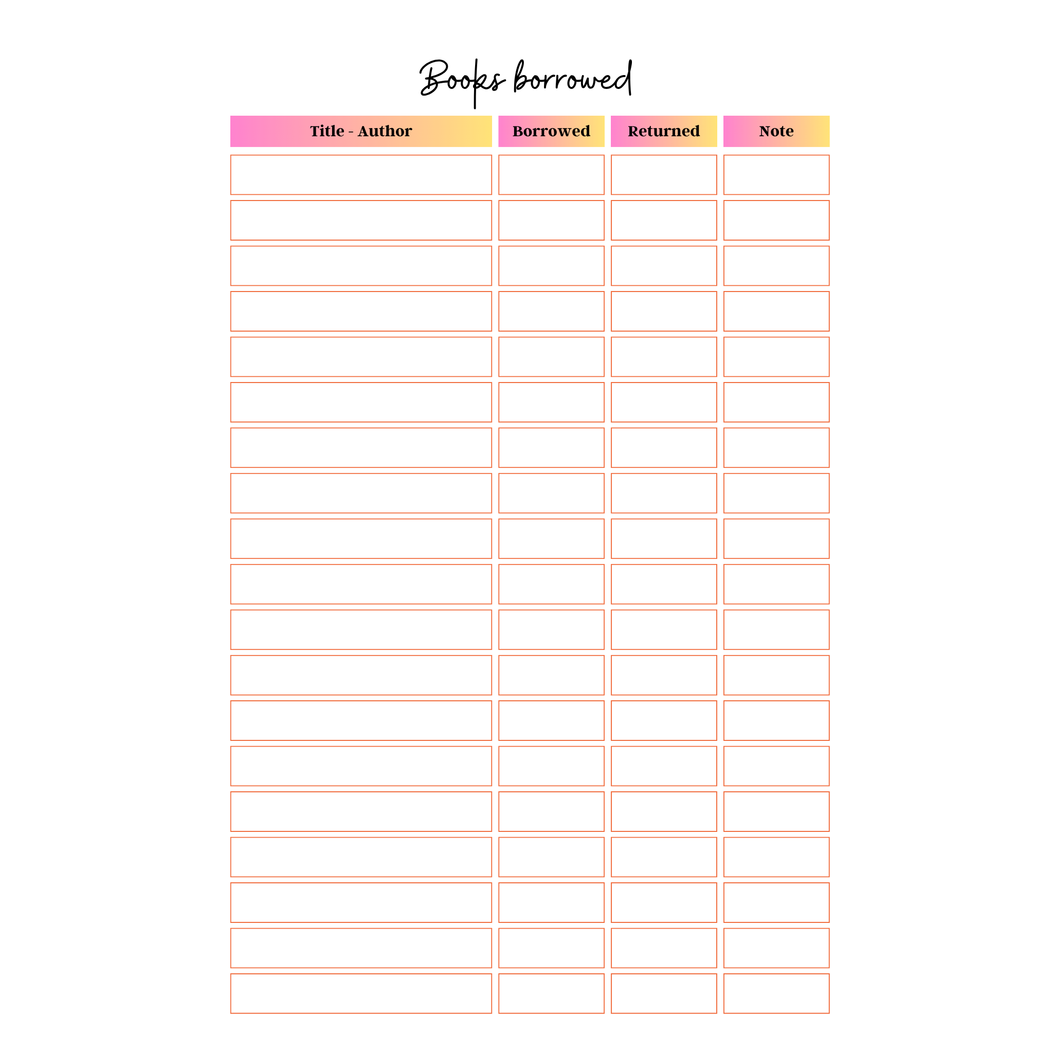 Reading Tracker Bundle
