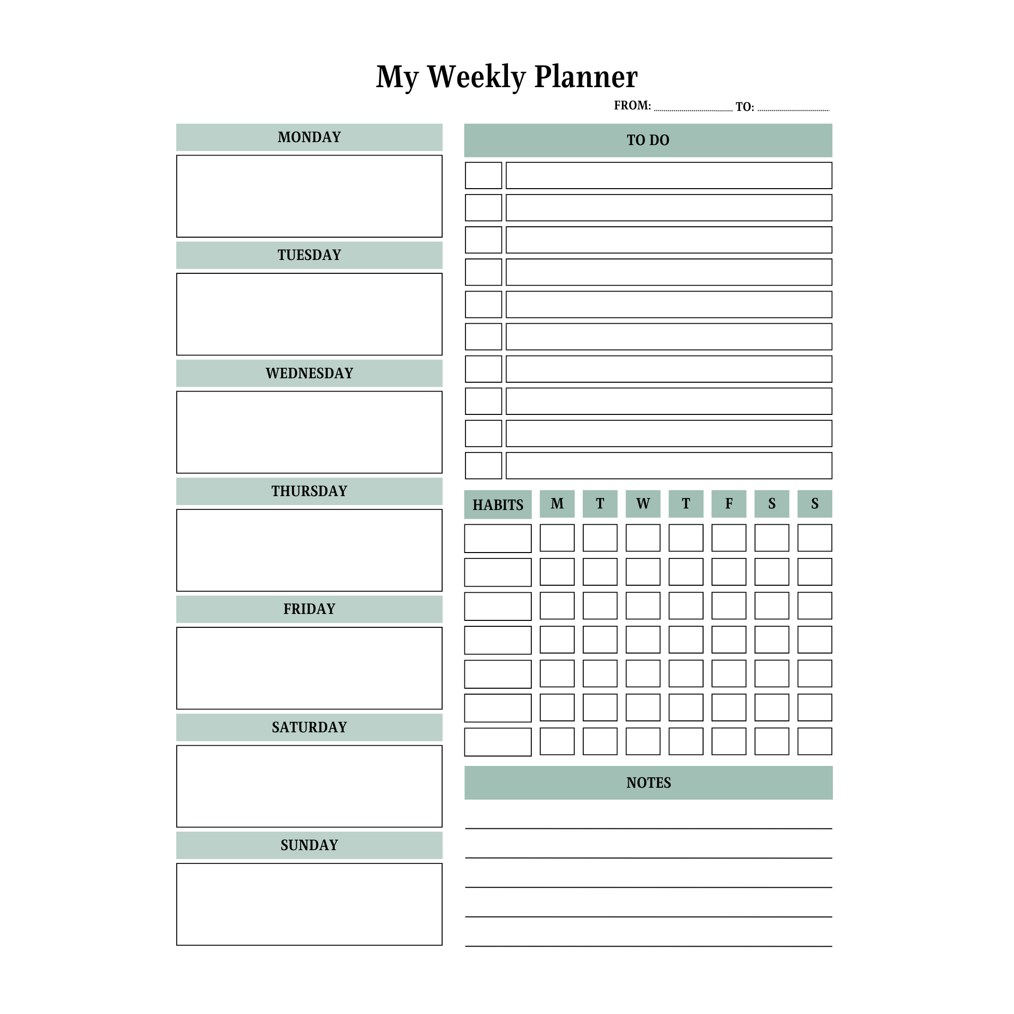 Planner Bundle