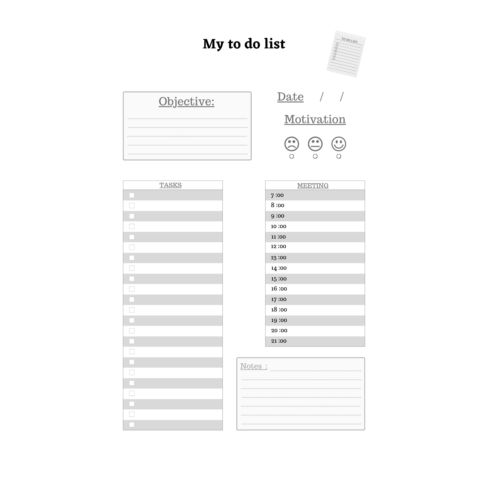 To Do List Bundle