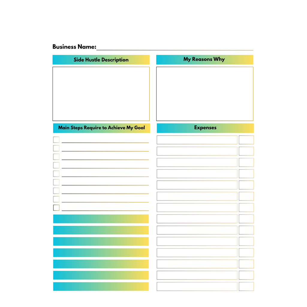 Side Hustle Planner Bundle