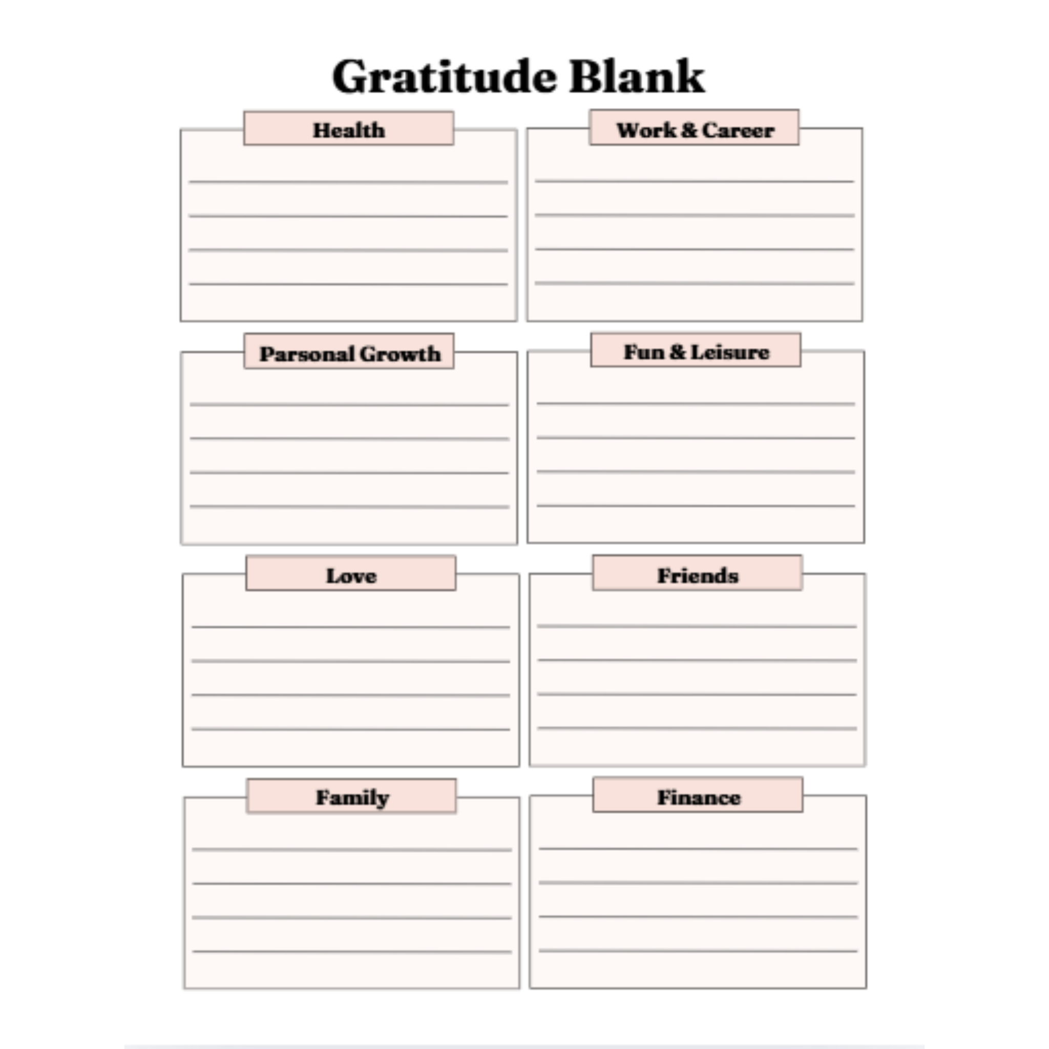 Gratitude Journal Bundle