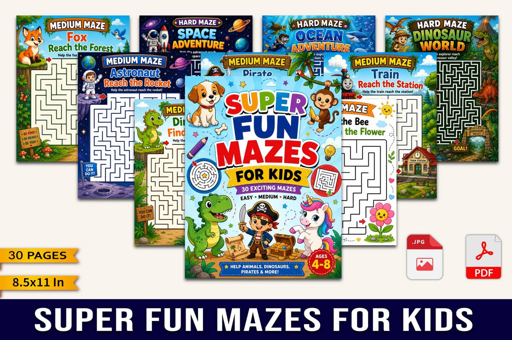 Super Fun Mazes For Kids