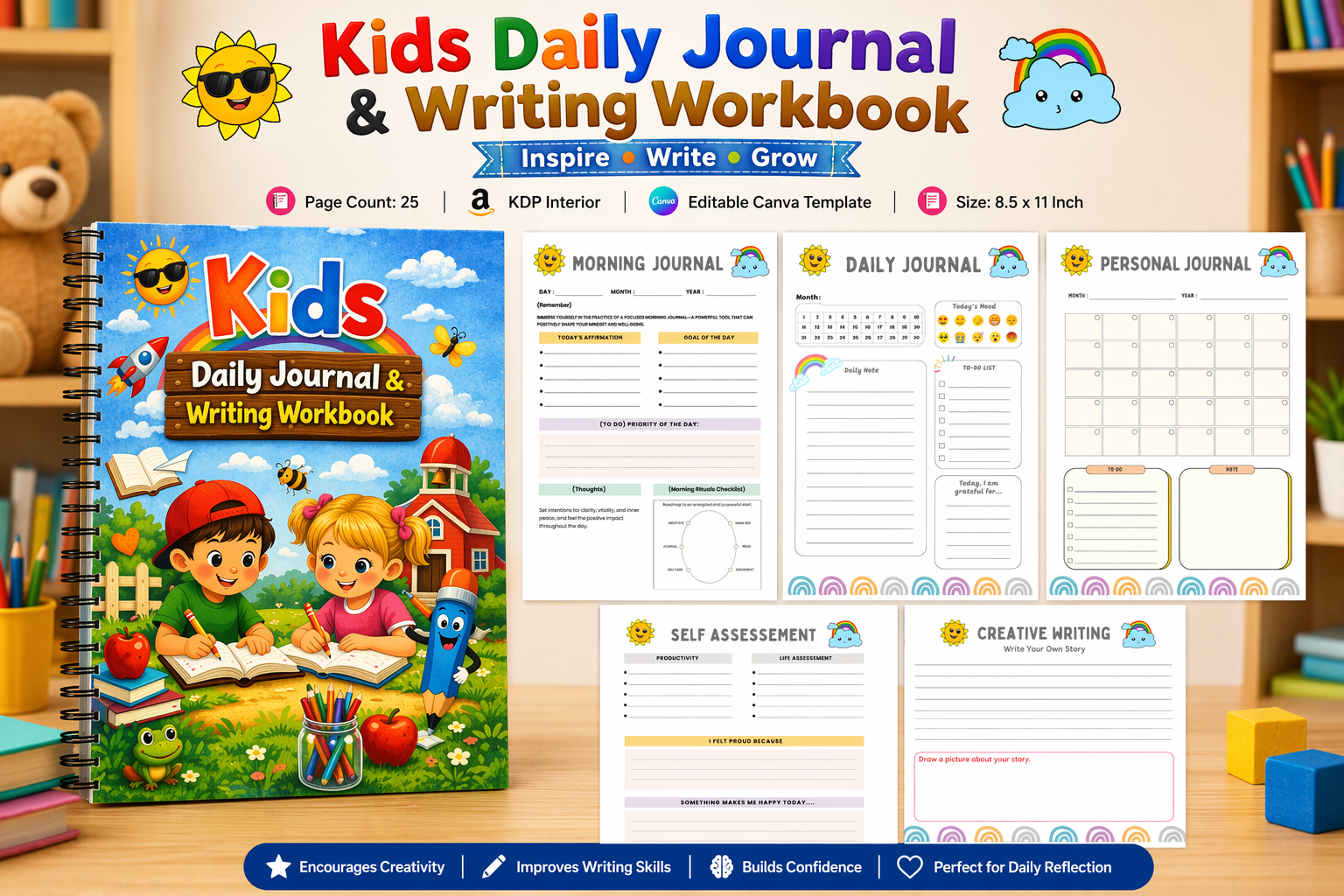 Kids Daily Writing Book