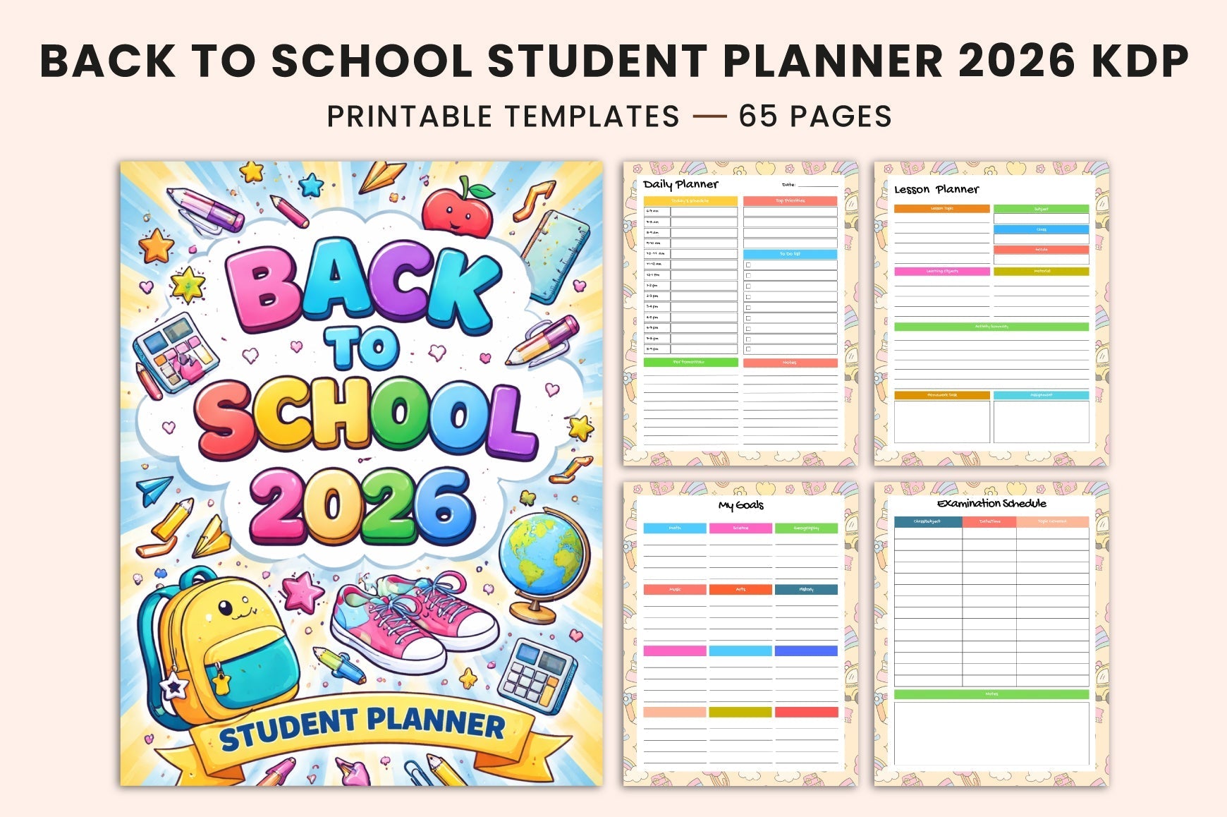 Back to School Student Planner