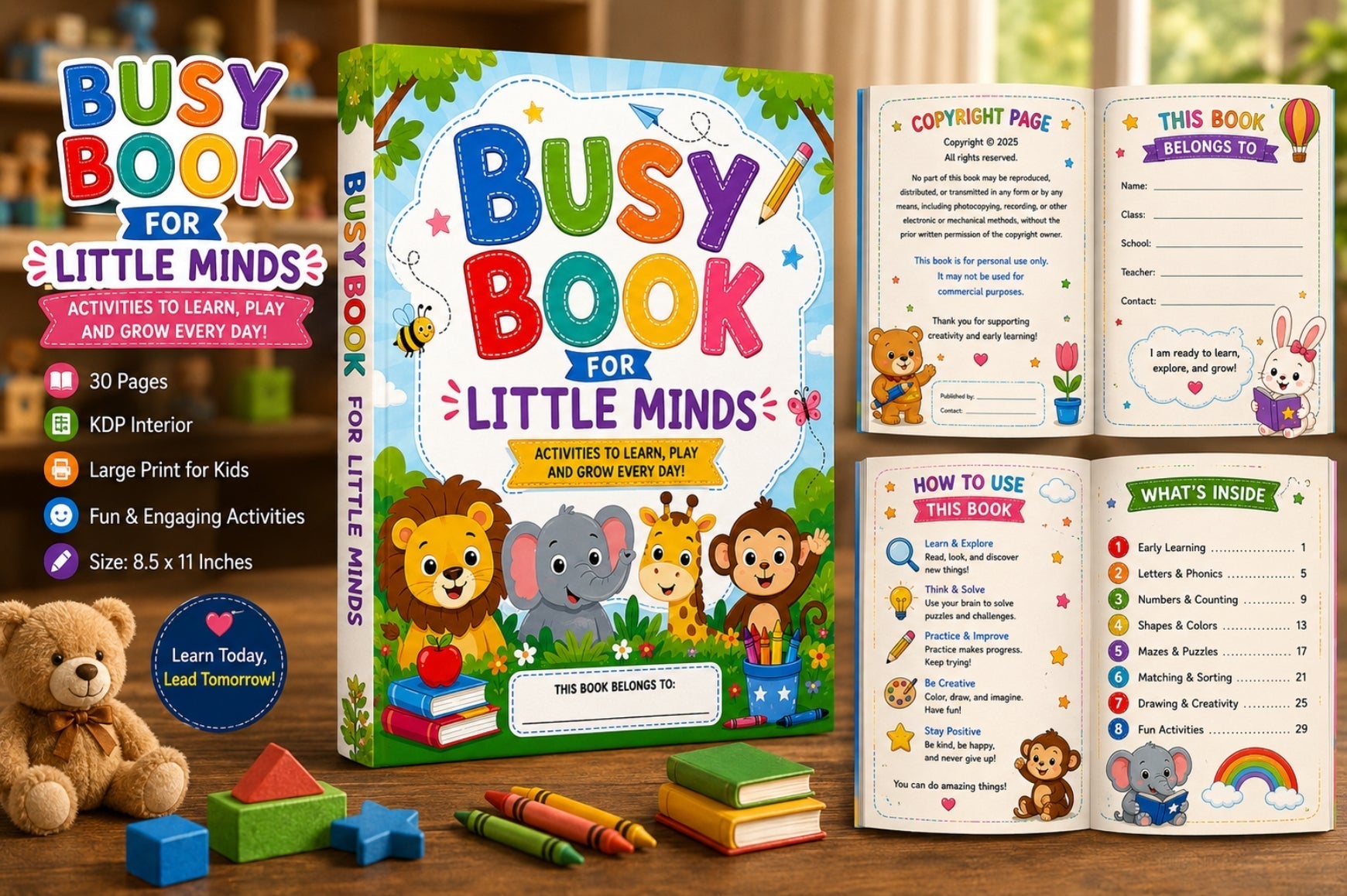 Busy For Little Minds Book