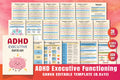 Autism Executive Functioning Planner printable digital planner cover