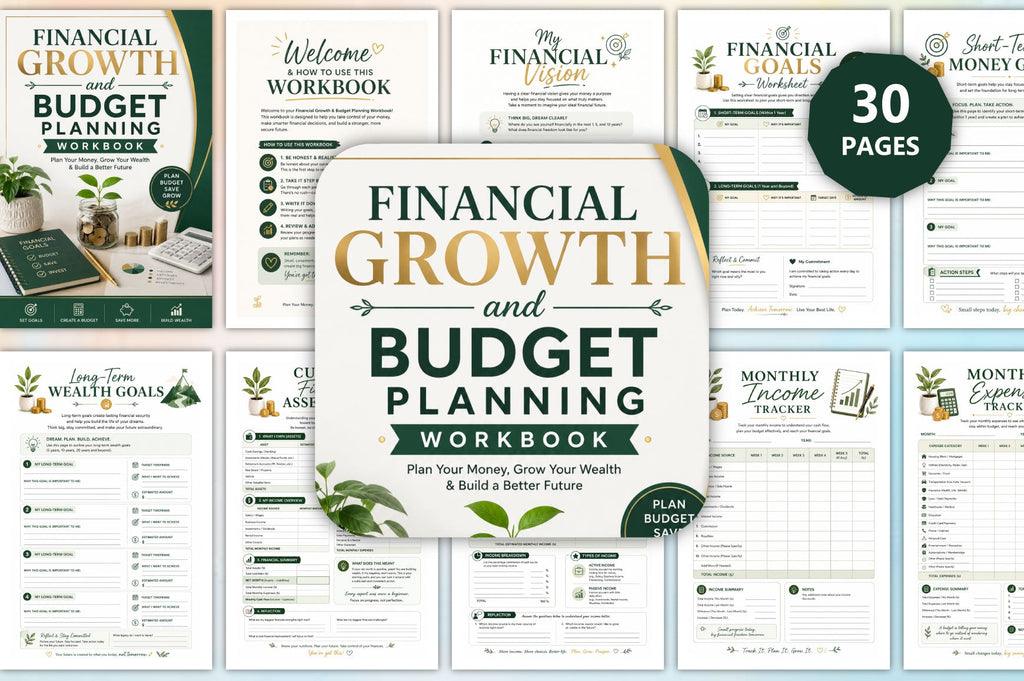 Financial Growth And Budget Planning Workbook