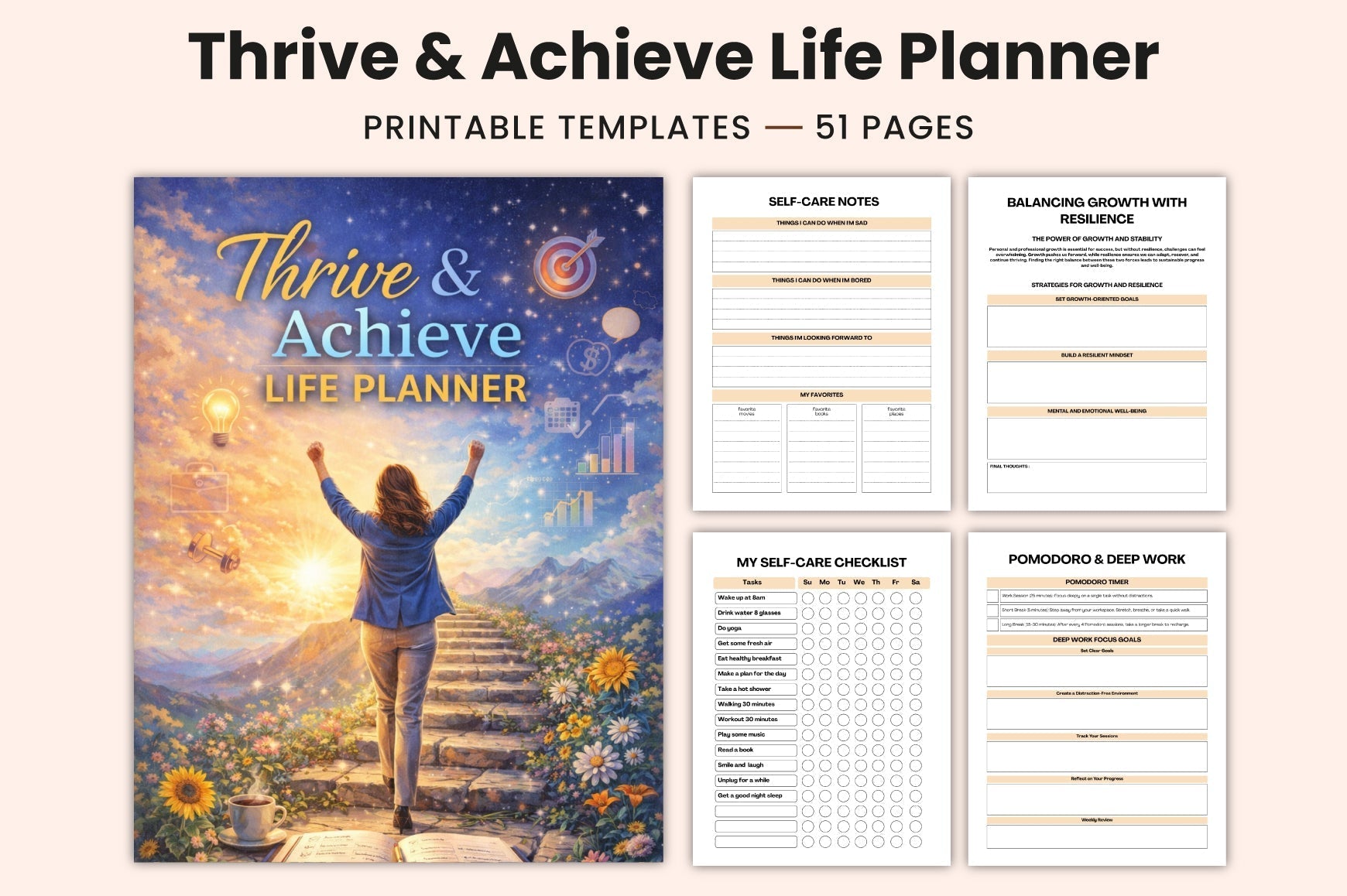 Thrive Achieve Life Planner