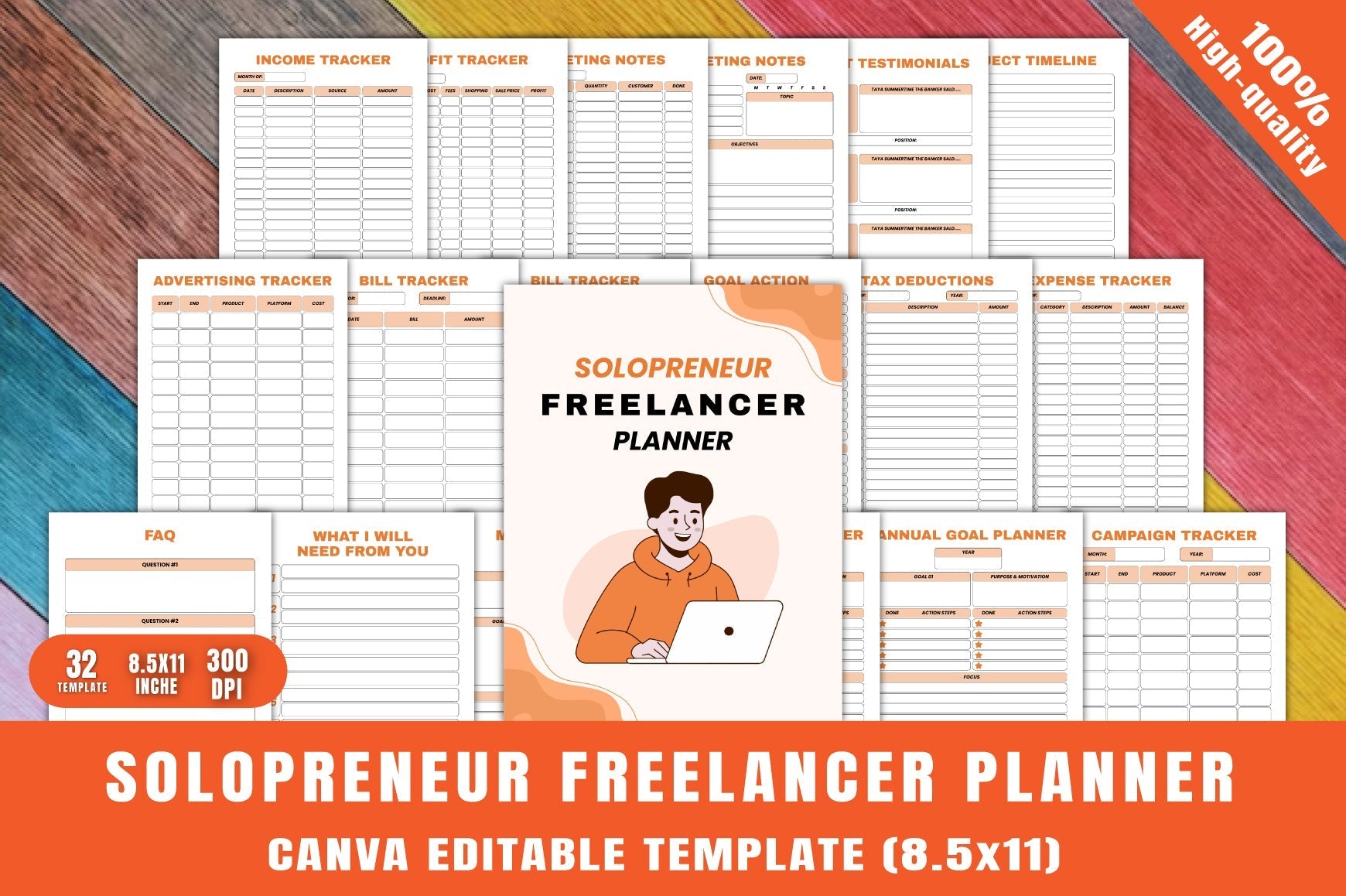 Solopreneur Freelancer Planner