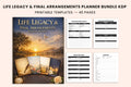 Life Legacy Final Arrangements Planner