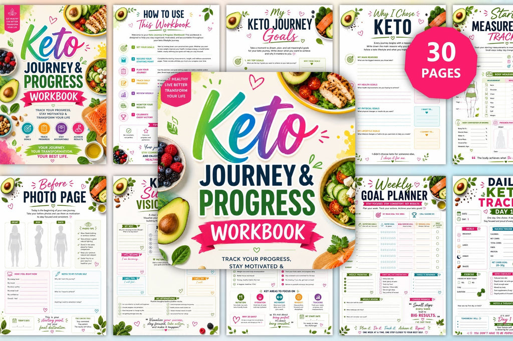 Keto Journey Progress Workbook