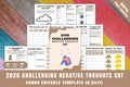 Challenging Negative Thoughts: CBT Planner