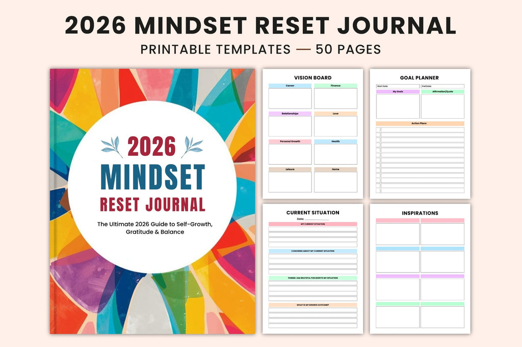 Mindset Reset Journal for Personal Growth