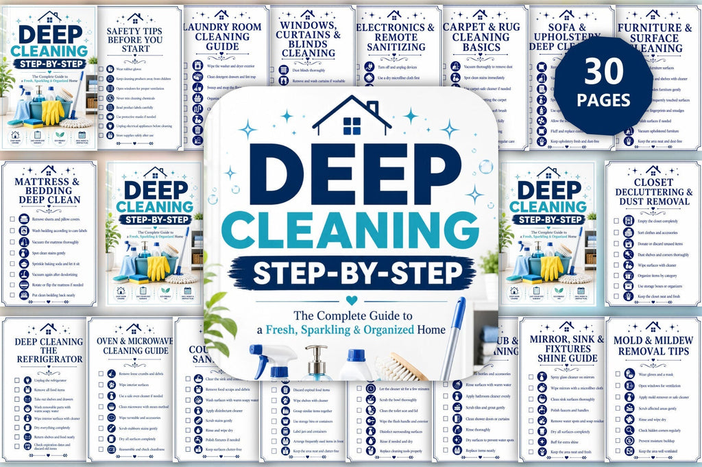 Deep Cleaning Step By Step Guide