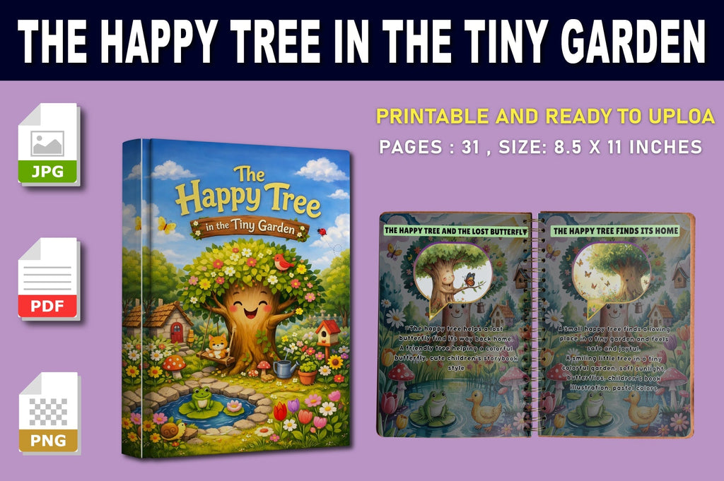 The Happy Tree in the Tiny Garden Book