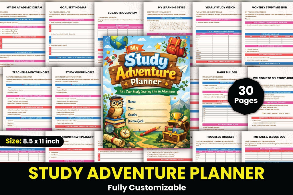 Study Adventure Planner