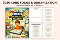 ADHD Focus & Organization Planner Cover