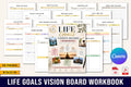 Life Goals Vision Board Workbook