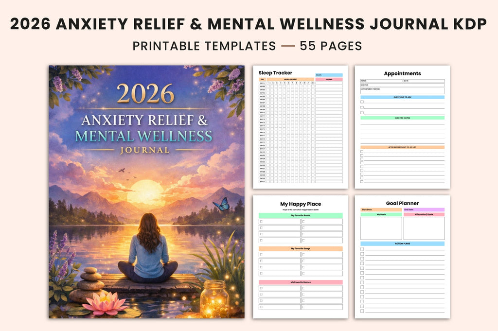Anxiety Relief Mental Wellness Journal
