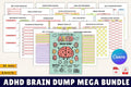 ADHD Printable Planner mega guide for productivity and organization