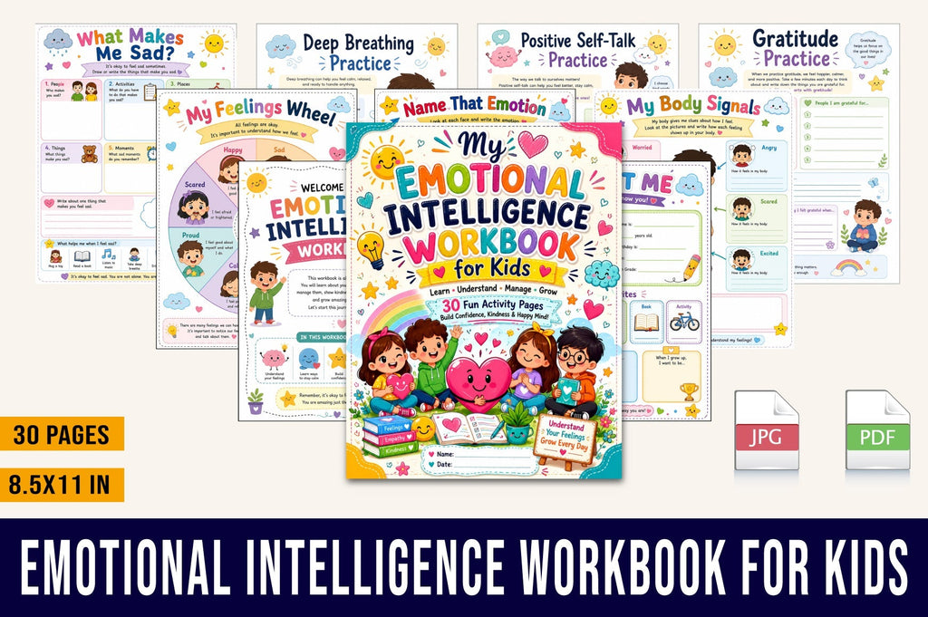 Emotional Intelligence For Kids Workbook
