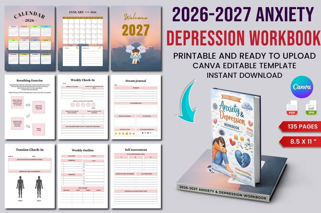 Anxiety Depression Workbooks