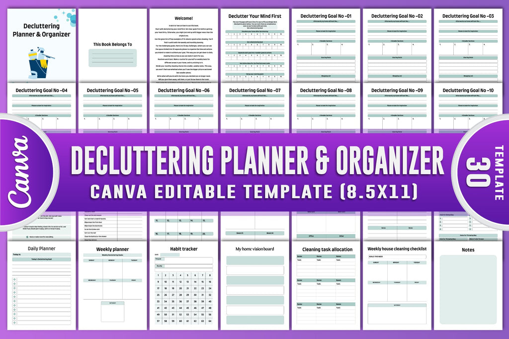 Decluttering Planner Guide