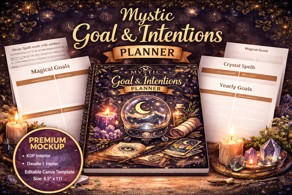 Mystic Witchy Goal Intentions Planner
