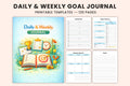 Daily & Weekly Goal Journal
