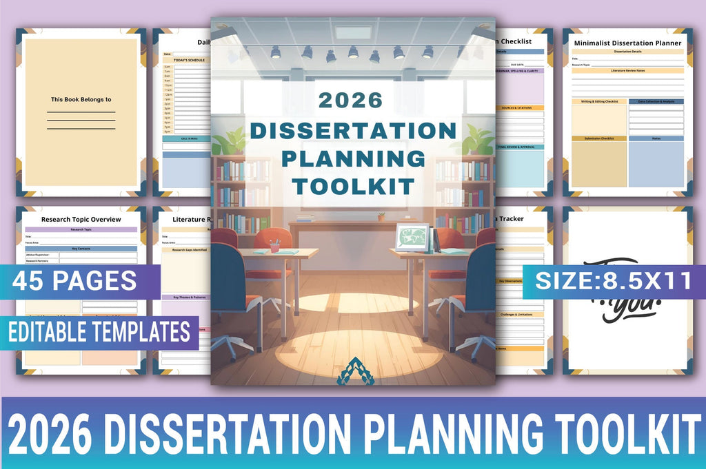 Dissertation Planning Toolkit Planner