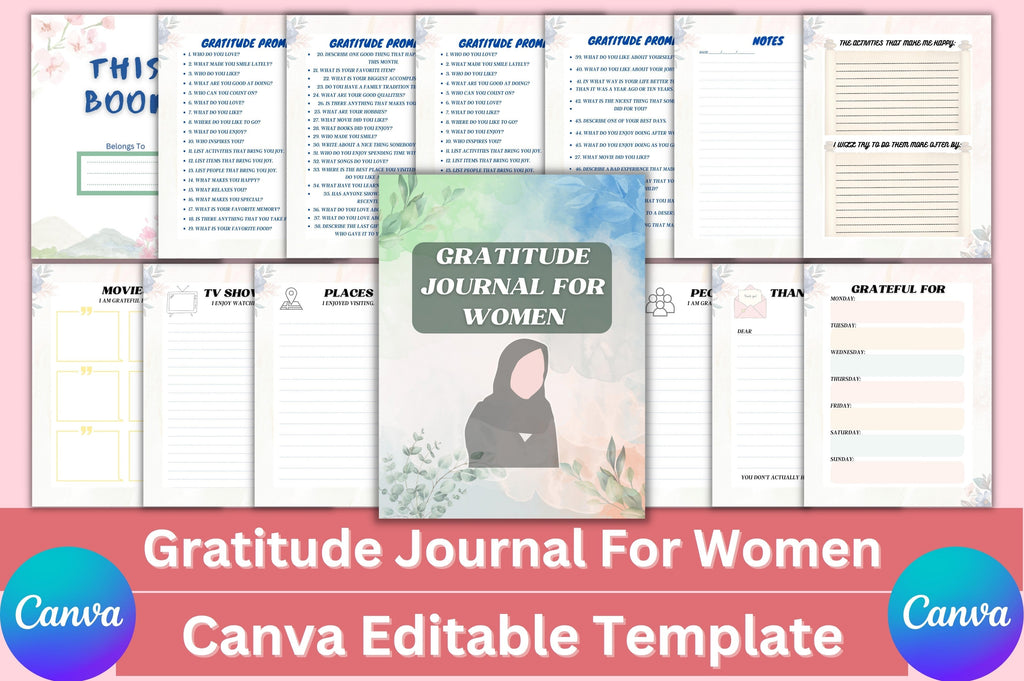 Gratitude Journal for Women