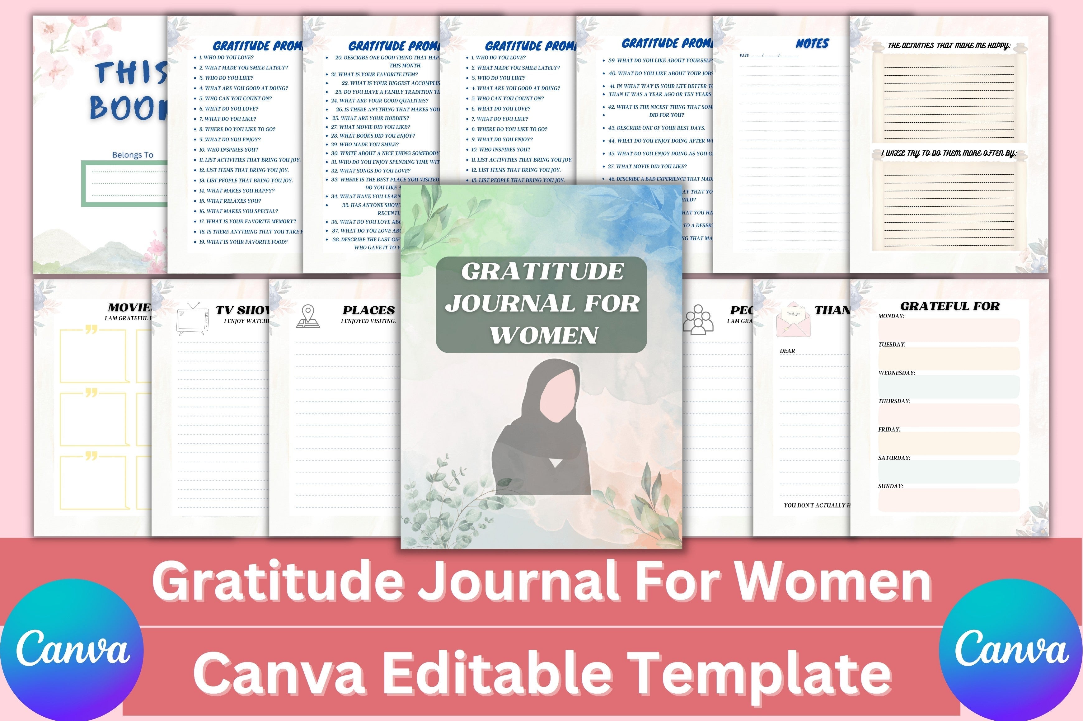 Gratitude Journal for Women