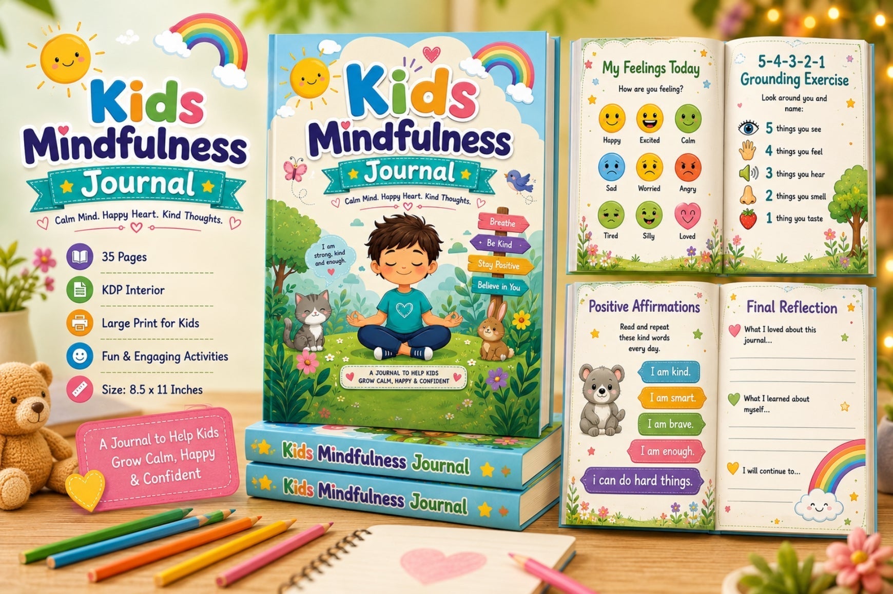 Kids Mindfulness Journal