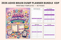 ADHD Brain Dump Planner Cover
