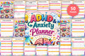 ADHD Anxiety Planner cover with printable anxiety management planner