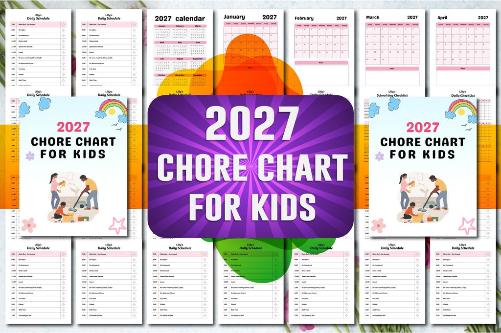 Chore Chart for Kids Planner