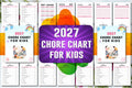Chore Chart for Kids Planner