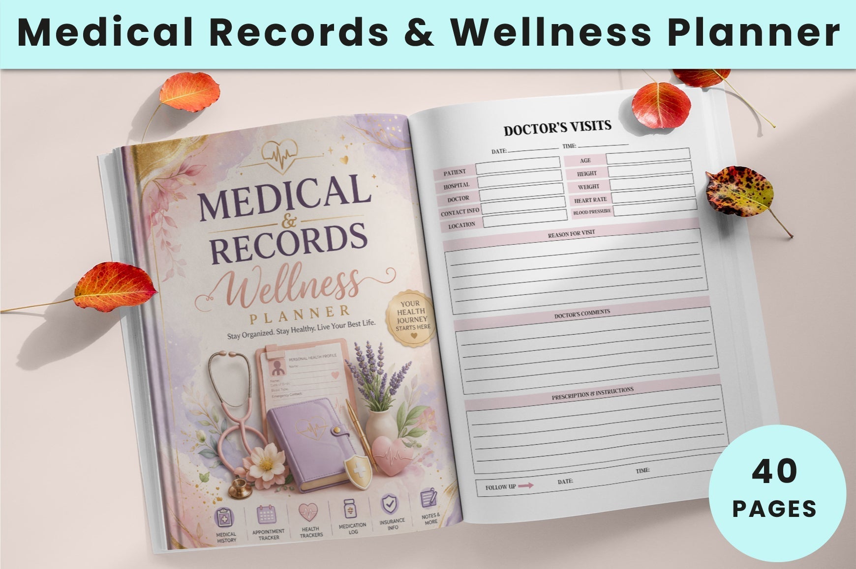 Medical Records Wellness Planner