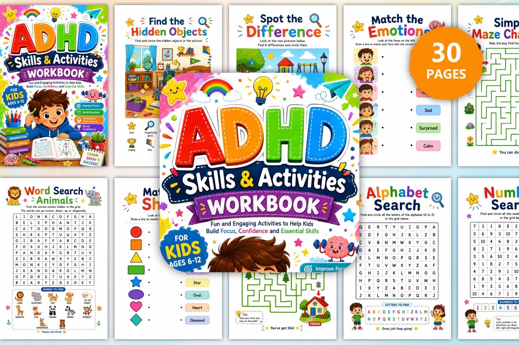 Adhd Skills Activities Workbook