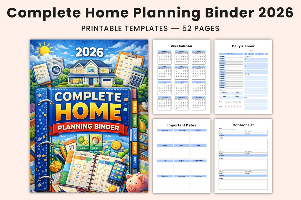 Complete Home Planning Binder Planner