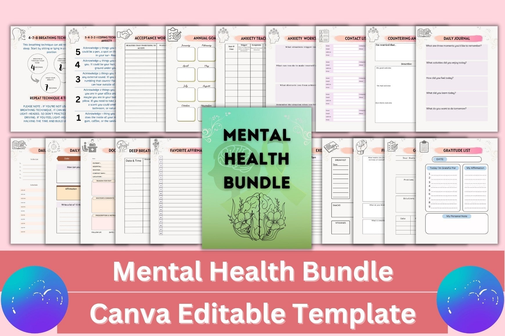 Mental Health Planner for Wellbeing